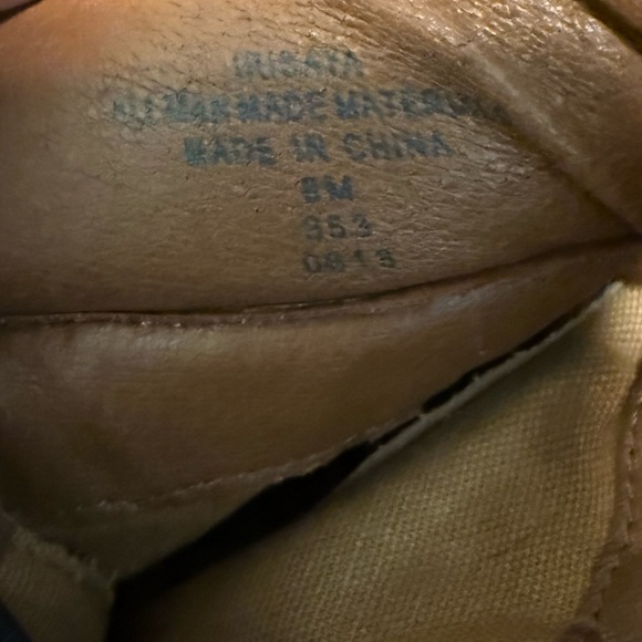 Indigo Black and Brown Heeled Boots - Picture 5 of 6